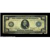 Image 1 : Fr. 1010 $20 1914 Federal Reserve Note Star Fine. About a half dozen pieces are known of this Star n