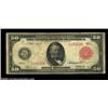Image 1 : Fr. 1023b $50 1914 Red Seal Federal Reserve Note Fine. CAA has sold only two Fr. 1023's out of about
