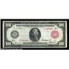 Image 1 : Fr. 1083b $100 1914 Red Seal Federal Reserve Note Extremely Fine. A beautiful, perfectly natural San