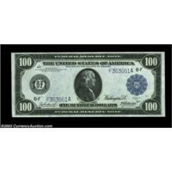 Fr. 1104 $100 1914 Federal Reserve Note Superb Gem New. Deep, original embossing and beautiful margi