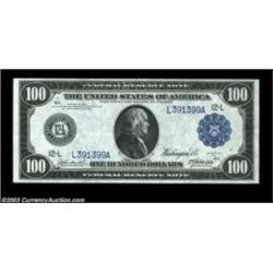 Fr. 1128 $100 1914 Federal Reserve Note Choice New. Beautifully margined, bright and very attractive