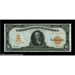Fr. 1171 $10 1907 Gold Certificate Superb Gem New. The huge margins and blazing colors are immediate