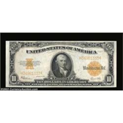 Fr. 1173 $10 1922 Gold Certificate Very Choice New. With its good paper originality, excellent margi