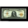 Image 1 : Fr. 1173 $10 1922 Gold Certificate Very Choice New. A near-Gem example, with perfectly original surf