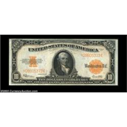 Fr. 1173 $10 1922 Gold Certificate Choice About New. Problem-free and original.  Important notice: H