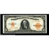 Image 1 : Fr. 1173 $10 1922 Gold Certificate Choice Extremely Fine. Three light folds are all that separate th