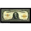 Image 1 : Fr. 1173 $10 1922 Gold Certificate Choice Extremely Fine. The center fold is just a drop too heavy f