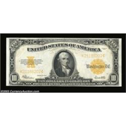 Fr. 1173 $10 1922 Gold Certificate Very Choice New. Consecutive with the note above and identical in