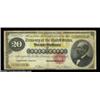 Image 1 : Fr. 1178 $20 1882 Gold Certificate Fine. A little edge soil, but otherwise an extremely nice example