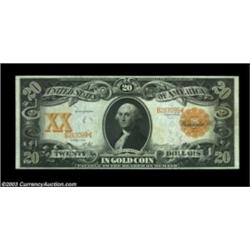 Fr. 1181 $20 1906 Gold Certificate Choice New. A very pretty note, and a less common signature combi