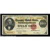 Image 1 : Fr. 1184 $20 1906 Gold Certificate Very Fine. This Napier-Thompson signed Hundred from the Duke Hubb