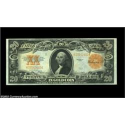 Fr. 1187 $20 1922 Gold Certificate Gem New. Beautiful original surfaces, broad margins and tons of c