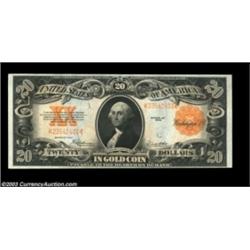Fr. 1187 $20 1922 Gold Certificate Choice New. A pristine Gem in every respect but for the bottom ma