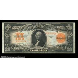 Fr. 1187 $20 1922 Gold Certificate Choice Extremely Fine. A real beauty from the Hubbard Collection,