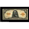 Image 1 : Fr. 1200a $50 1922 Gold Certificate Very Fine. This is the scarcer variety with the small serial num