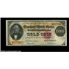 Image 1 : Fr. 1214 $100 1882 Gold Certificate Choice Very Fine. Good original embossing remains on this handso