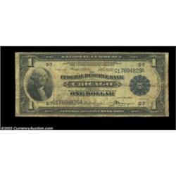 Three One Dollar FRBNs. Fr. 727 (two) Fine and Very Good, and Fr. 733 Choice Very Fine. 3 notes  Imp