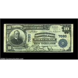 Birmingham, AL - $10 1902 Plain Back Fr. 624 American-Traders NB Ch. # 7020A high grade large note