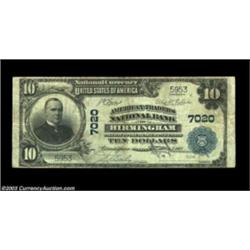 Birmingham, AL - $10 1902 Plain Back Fr. 624 The American-Traders NB Ch. # 7020Another example with