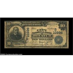 Decatur, AL - $10 1902 Date Back Fr. 621 The City NB Ch. # (S)10336A scarcer type from this tough ba