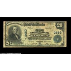 Gadsden, AL - $20 1902 Plain Back Fr. 652 The First NB Ch. # 3663Ten large notes make up the Kelly c