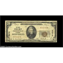 Greenville, AL - $20 1929 Ty. 1 The First NB Ch. # 5572A very presentable Fine-Very Fine from the on