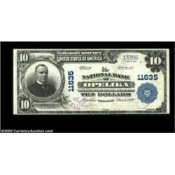 Opelika, AL - $10 1902 Plain Back Fr. 633 The NB of Opelika Ch. # 11635A lovely example which is as