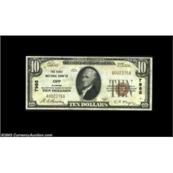 Opp, AL - $10 1929 Ty. 1 The First NB Ch. # 7985A high grade example from this popular bank. Bright
