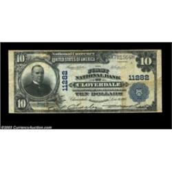 Cloverdale, CA - $10 1902 Plain Back Fr. 632 The First NB Ch. # 11282A very rare Sonoma County bank,