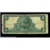 Image 2 : Eureka, CA - $5 1902 Plain Back Fr. 605 Humboldt NB Ch. # (P)10528This is a scarce large size-only b