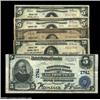 Image 1 : San Francisco, CA - $5 1902 Plain Back Fr. 601, $5 Ty. 1, $5 Ty. 2, $10 Ty. 1, $20 Ty. 1 Crocker Fir