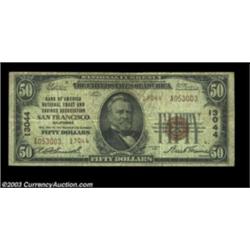 San Francisco, CA - $50 1929 Ty. 2 Bank of America NT & SA Ch. # 13044A decent example of this very