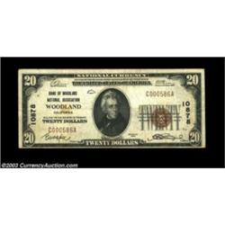 Woodland, CA - $20 1929 Ty. 1 Bank of Woodland NA Ch. # 10878Small notes only from this Yolo County