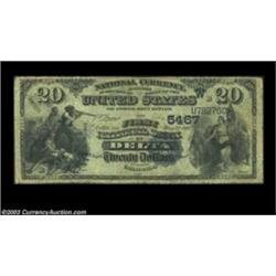 Delta, CO - $20 1882 Value Back Fr. 581 The First NB Ch. # (W)5467A new to the census Colorado Value