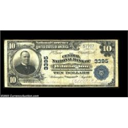 Wilmington, DE - $10 1902 Plain Back Fr. 624 The Central NB Ch. # 3395Only in recent years have larg