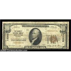 DeLand, FL - $10 1929 Ty. 1 Barnett NB Ch. # 13388A scarce Volusia County bank that was chartered in