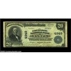 Tampa, FL - $20 1902 Plain Back Fr. 657 The Exchange NB Ch. # 4949A Florida Plain Back of the two ba