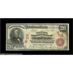 Chicago, IL - $20 1902 Red Seal Fr. 639 The Commercial NB Ch. # (M)713An evenly circulated Red Seal