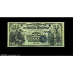 Decatur, IL - $20 1882 Date Back Fr. 553 The Millikin NB Ch. # (M)5089A nice evenly circulated examp