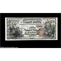 Elgin, IL - $50 1882 Brown Back Fr. 514 The First NB Ch. # (M)1365A magnificent example of this rare