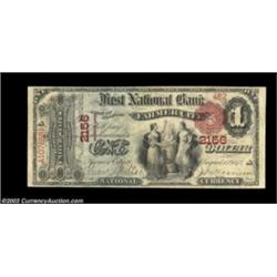 Farmer City, IL - $1 1875 Fr. 385 The First NB Ch. # 2156A lovely First Charter ace which is the sol