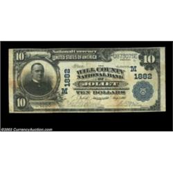 Joliet, IL - $10 1902 Plain Back Fr. 628; $10 1929 Ty. 1 The Will County NB Ch. # 1882Two pieces, th