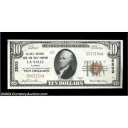 La Salle, IL - $10 1929 Ty. 1 La Salle NB & TC Ch. # 2503A lovely example from a bank which is by no