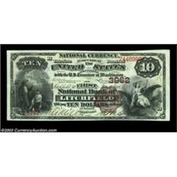 Litchfield, IL - $10 1882 Brown Back Fr. 483 The First NB Ch. # 3962One of a small group of uncircul