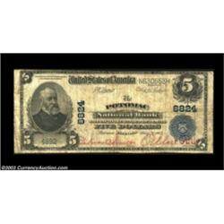 Potomac, IL - $5 1902 Plain Back Fr. 598 The Potomac NB Ch. # 6824A very rare example from this one