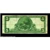 Image 2 : Bloomington, IN - $5 1902 Plain Back Fr. 600 Bloomington NB Ch. # 8415A pleasing $5 large size note