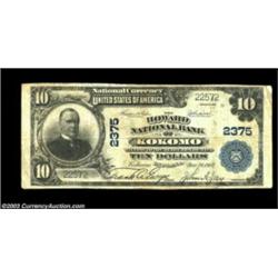 Kokomo, IN - $10 1902 Plain Back Fr. 632 The Howard NB Ch. # 2375Four banks were chartered in this H