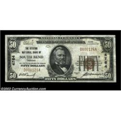 South Bend, IN - $50 1929 Ty. 1 The Citizens NB Ch. # 4764A high grade high denomination example. Ex