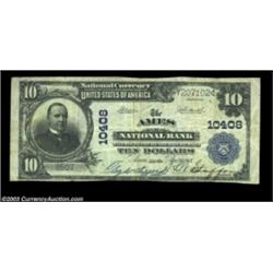 Ames, IA - $10 1902 Plain Back Fr. 630 The Ames NB Ch. # 10408An attractive example from this toughe
