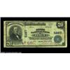 Image 1 : Iola, KS - $20 1902 Plain Back Fr. 659 First NB Ch. # 5287Evenly circulated Fine, with different sig
